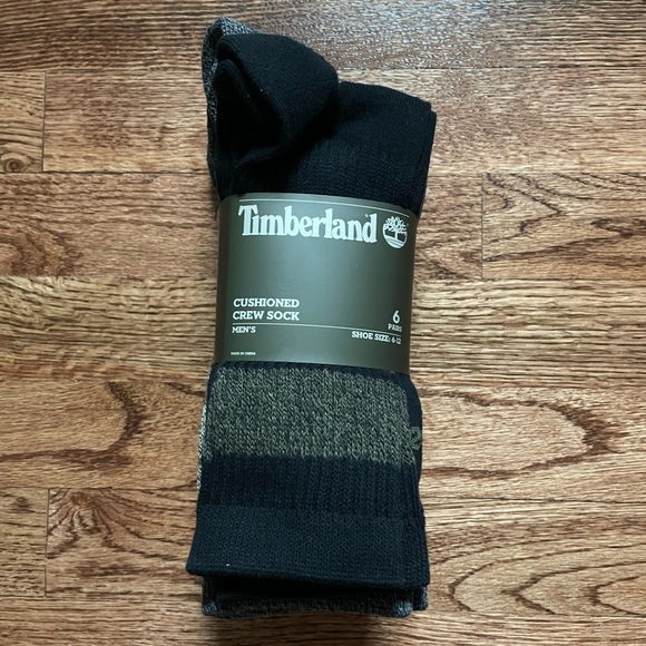 Timberland Other - NWT Men’s Timberland 6 pack cushioned crew sock